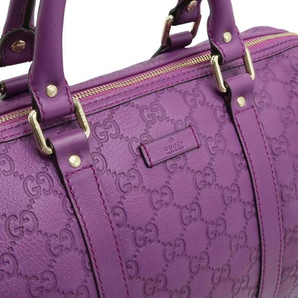 GUCCI Guccissima handbag in leather and purple, 265697 - Picture 9 of 9